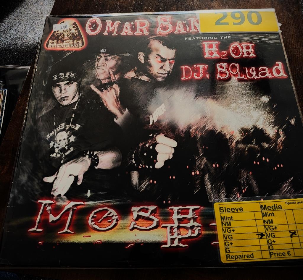 Omar Santana Featuring The H2OH DJ Squad* – Mosh Pit #290, Gebruikt, Complilatie, Techno of Trance, 12 inch