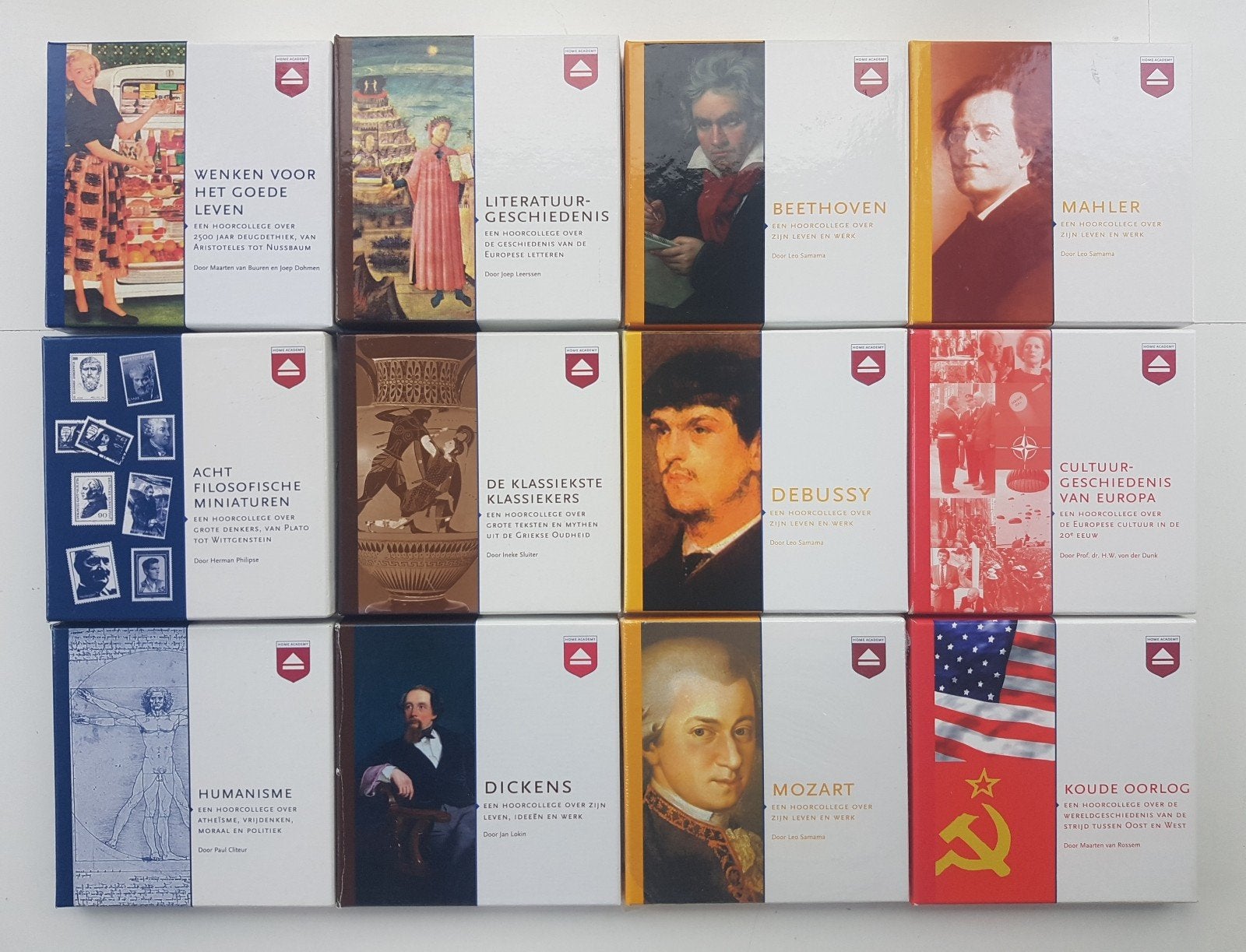 8x Hoorcollege Home Academy | Literatuur, Filosofie, Muziek, Ophalen of Verzenden, Home Academy, Cd, Volwassene