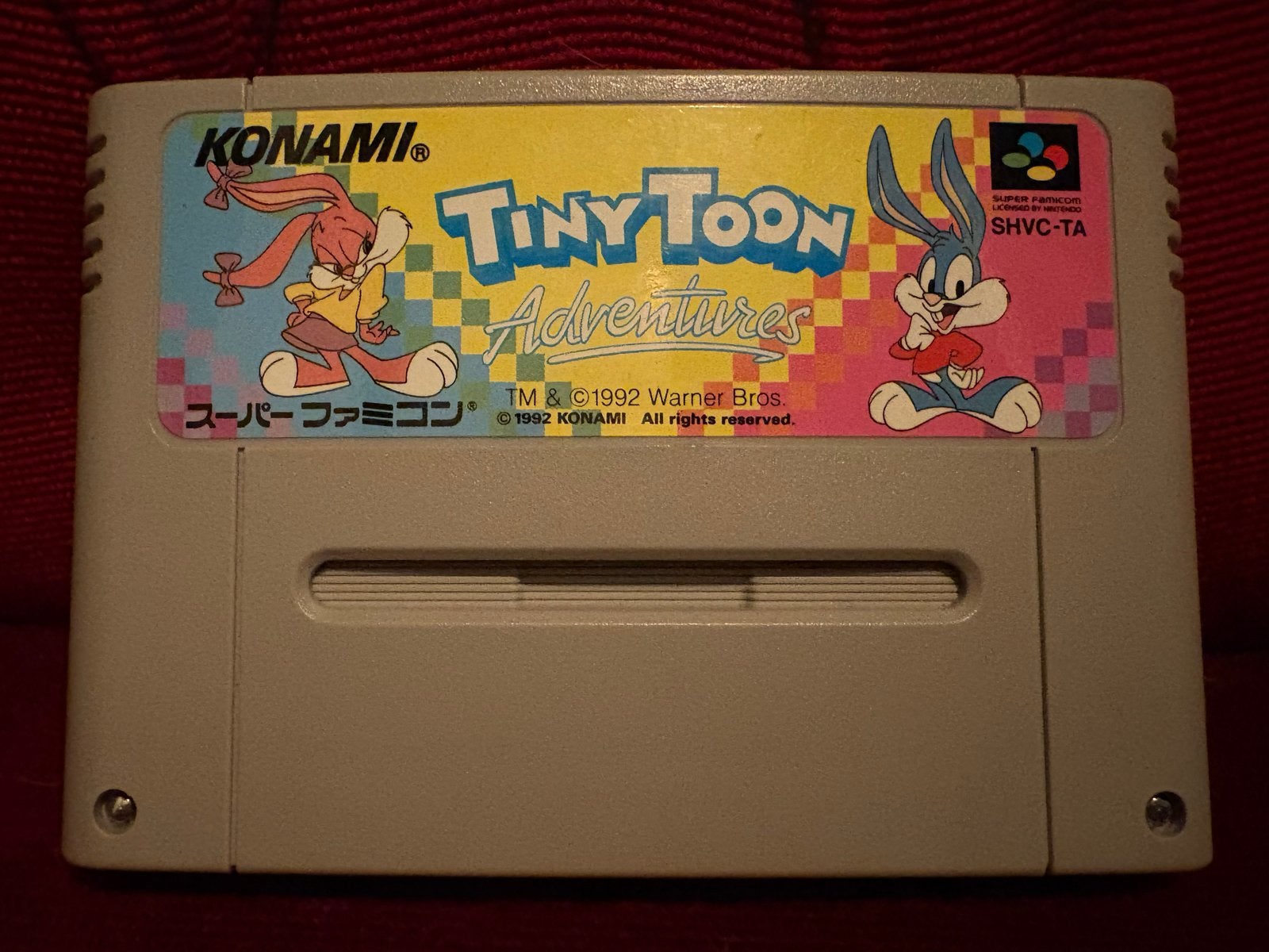 Tiny Toon Adventures Super Famicom (Japans), Gebruikt, 1 speler, Ophalen of Verzenden, Vanaf 3 jaar