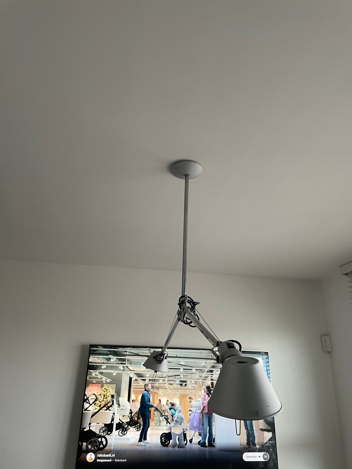 Artemide Tolomeo Mega Sospensione Hanglamp - Designklassieke, Ophalen, Gebruikt, Metaal, E27 (groot)
