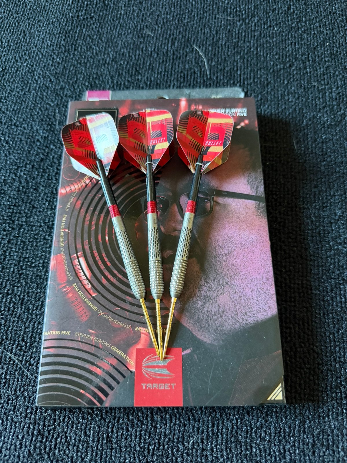 Stephen Bunting gen5 25G, Sport en Fitness, Darts, Ophalen of Verzenden, Zo goed als nieuw, Pijlen