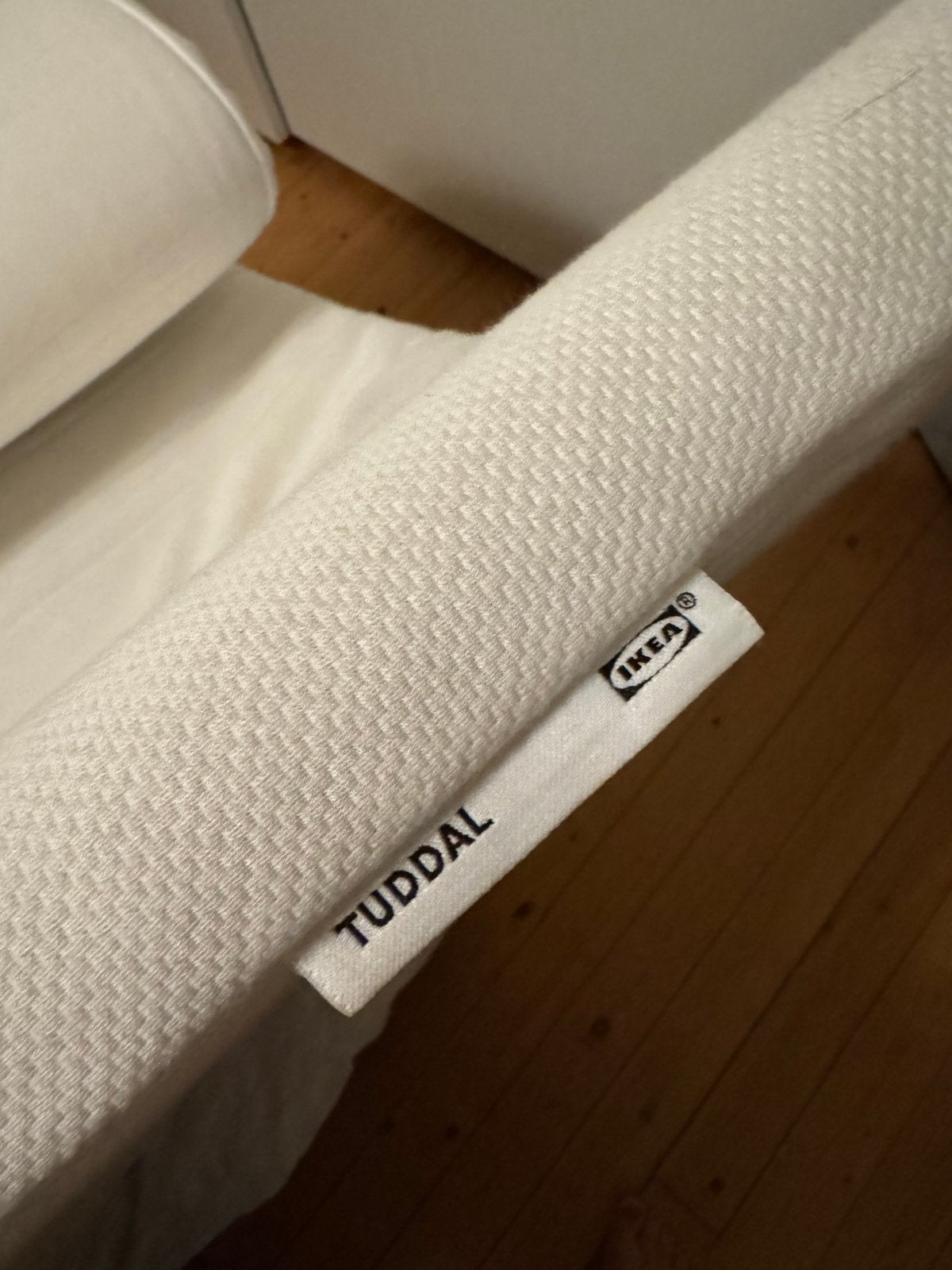 IKEA Tuddal topper - dekmatras, Ophalen, 90 cm, Eenpersoons, Zo goed als nieuw