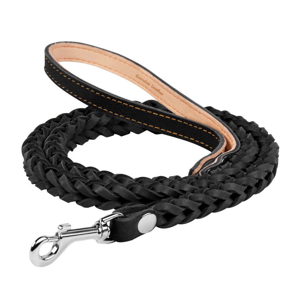 WAUDOG Classic Gevlochten Hondenriem 16 mm Zwart KOOPJE!!!, Ophalen of Verzenden, Nieuw, Hondenriem