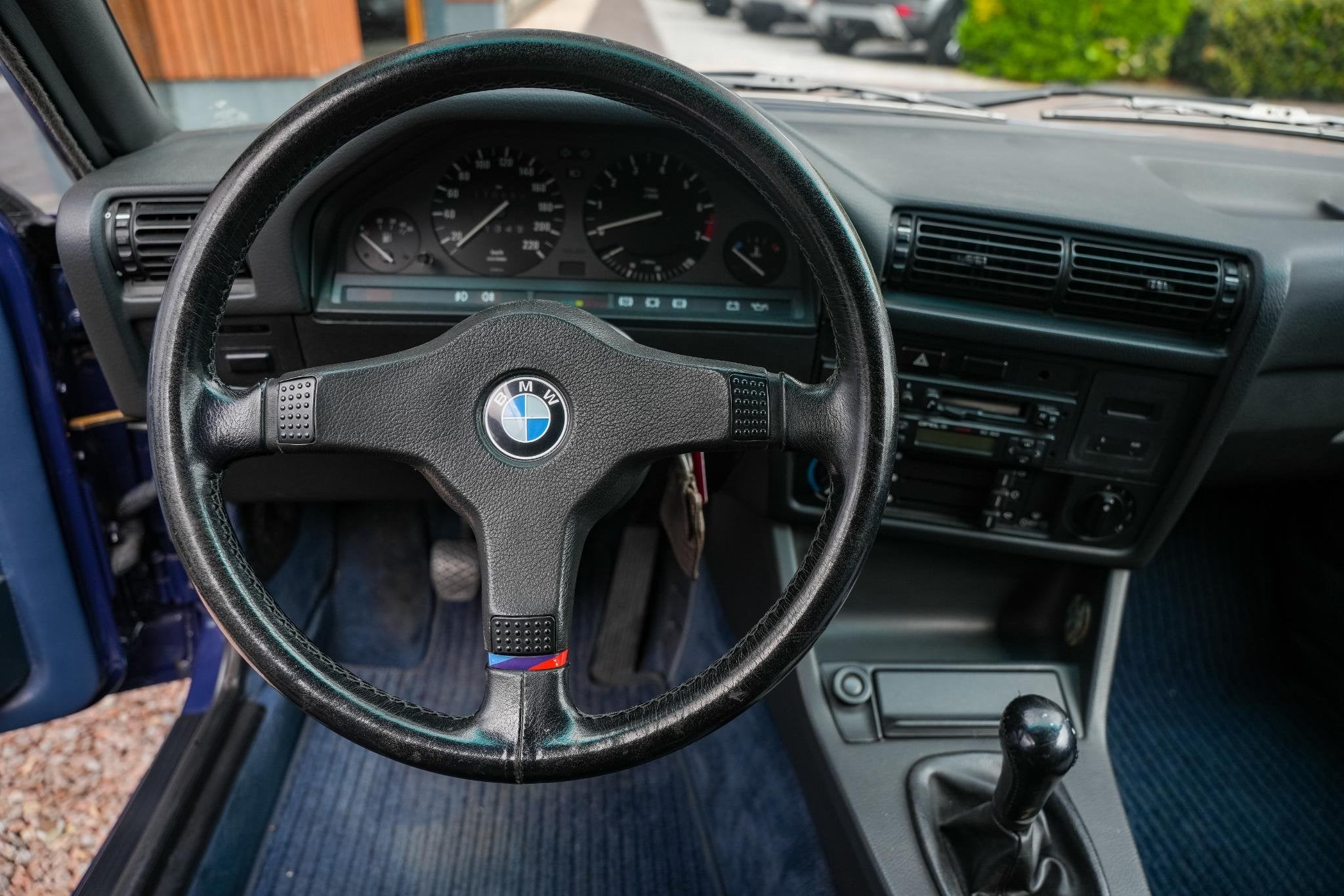 BMW 3-serie Cabrio 320i Baur TC E30 Uniek!, Auto's, Gebruikt, Blauw, Handgeschakeld, 3-Serie