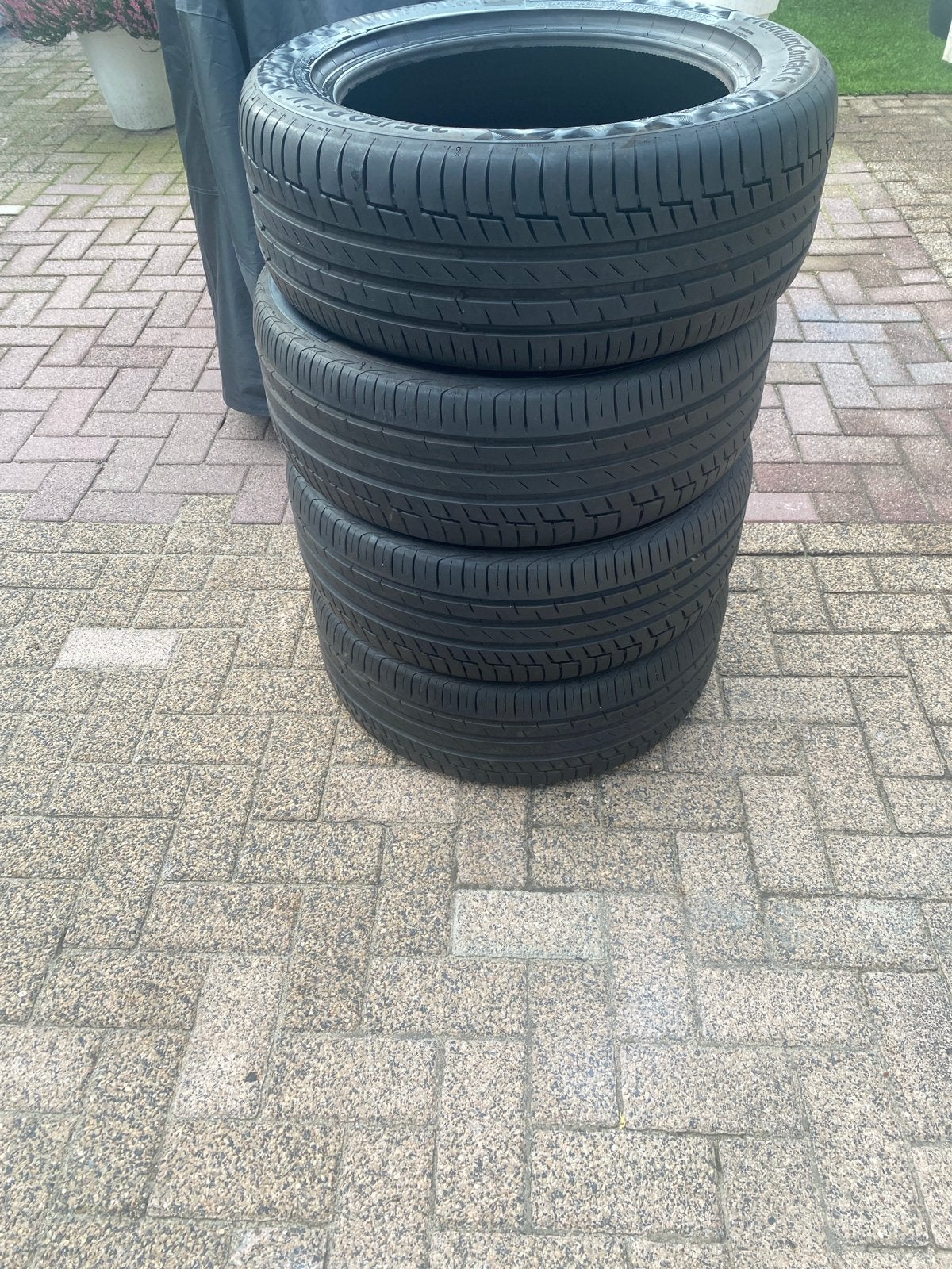 Set van 4 zomerbanden 225/50 R17 V, Ophalen of Verzenden, Gebruikt