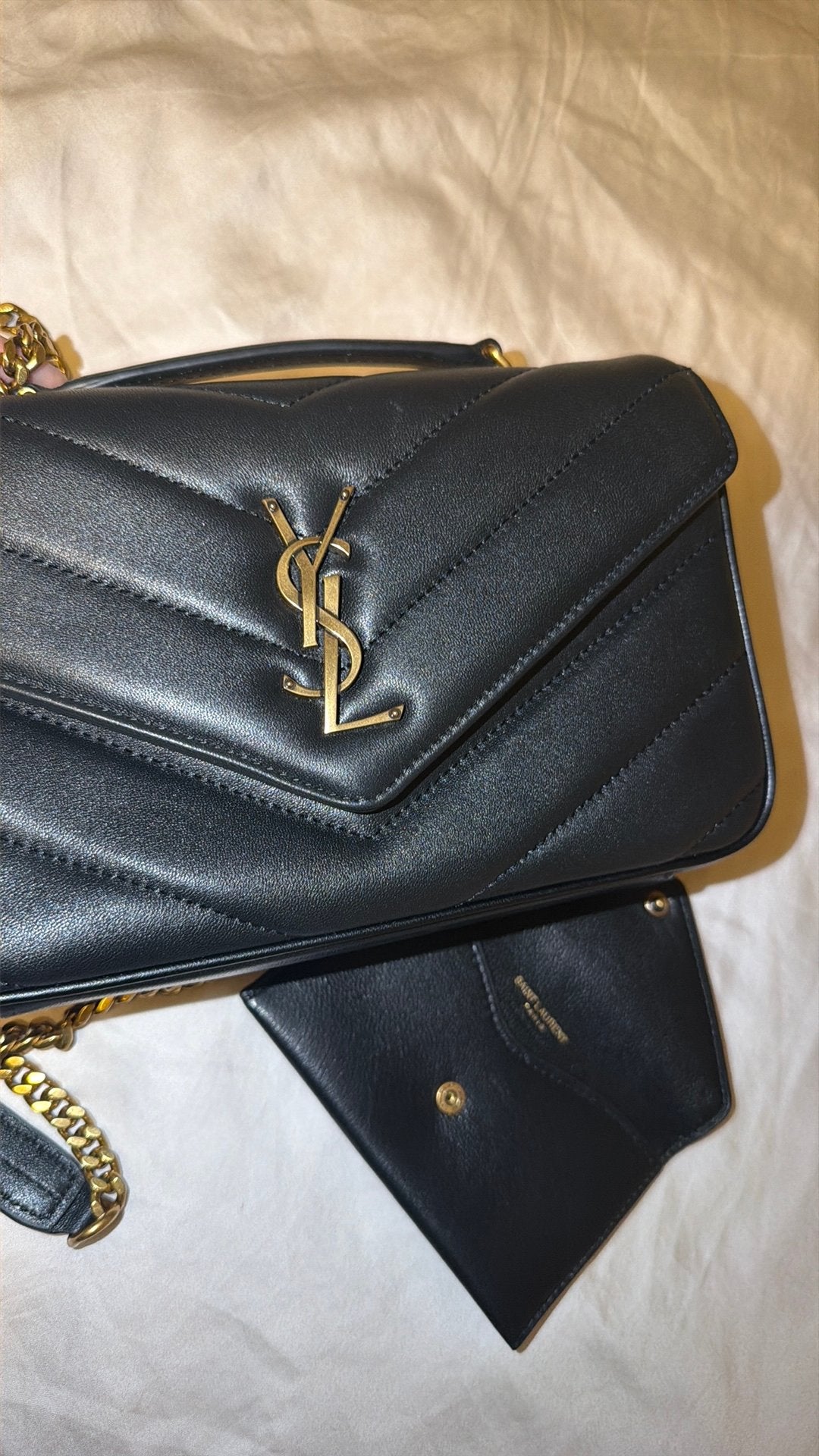 Ysl loulou small zwart nieuw, Sieraden, Tassen en Uiterlijk, Portemonnees, Ophalen of Verzenden, Zo goed als nieuw
