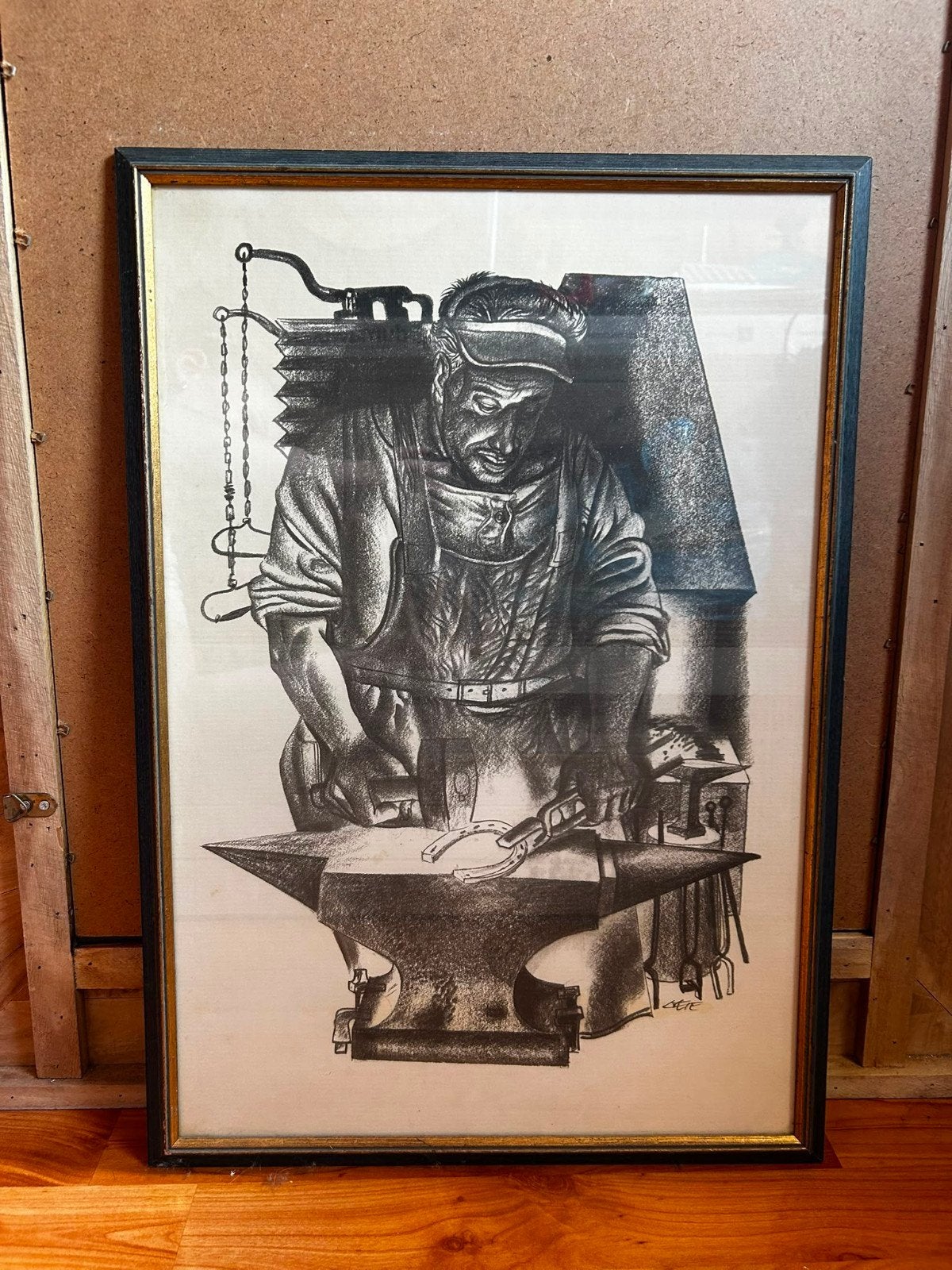 vintage tekening van eppo doeve, Ophalen