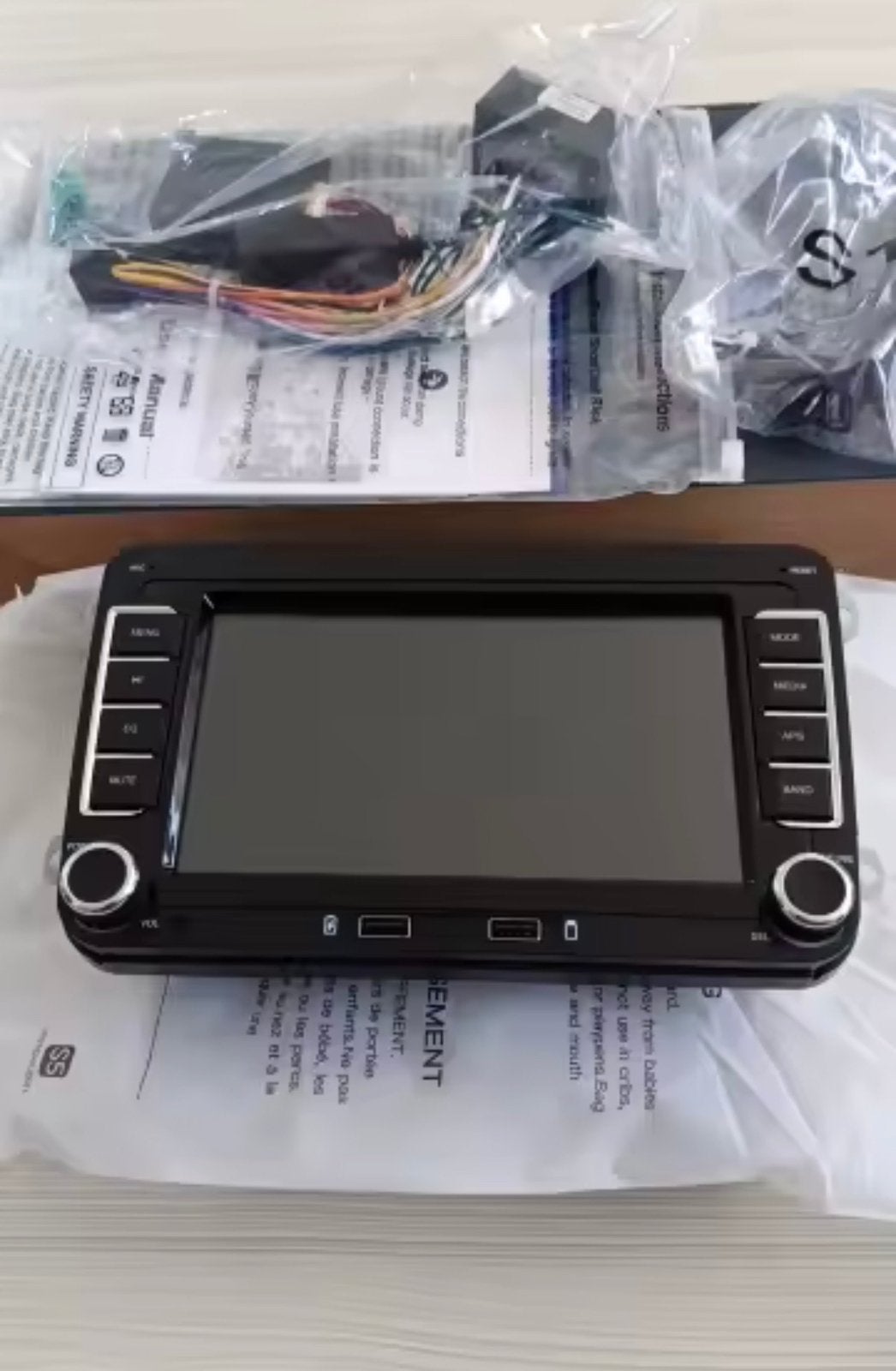 RNS 510 look apple CarPlay voor Volkswagen gratis montage, Auto diversen, Autoradio's, Ophalen of Verzenden, Nieuw