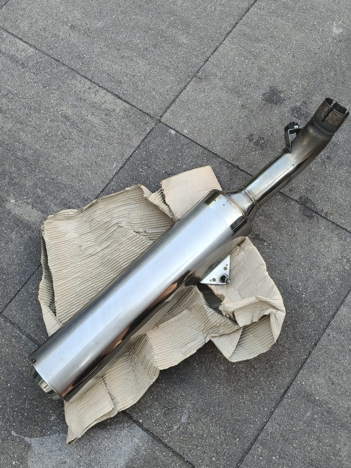 Originele Einddemper Honda VFR 800fi, Ophalen, Gebruikt