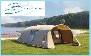 Complete KAMPEERUITRUSTING (o.a. Bardani 6-persoons tent)