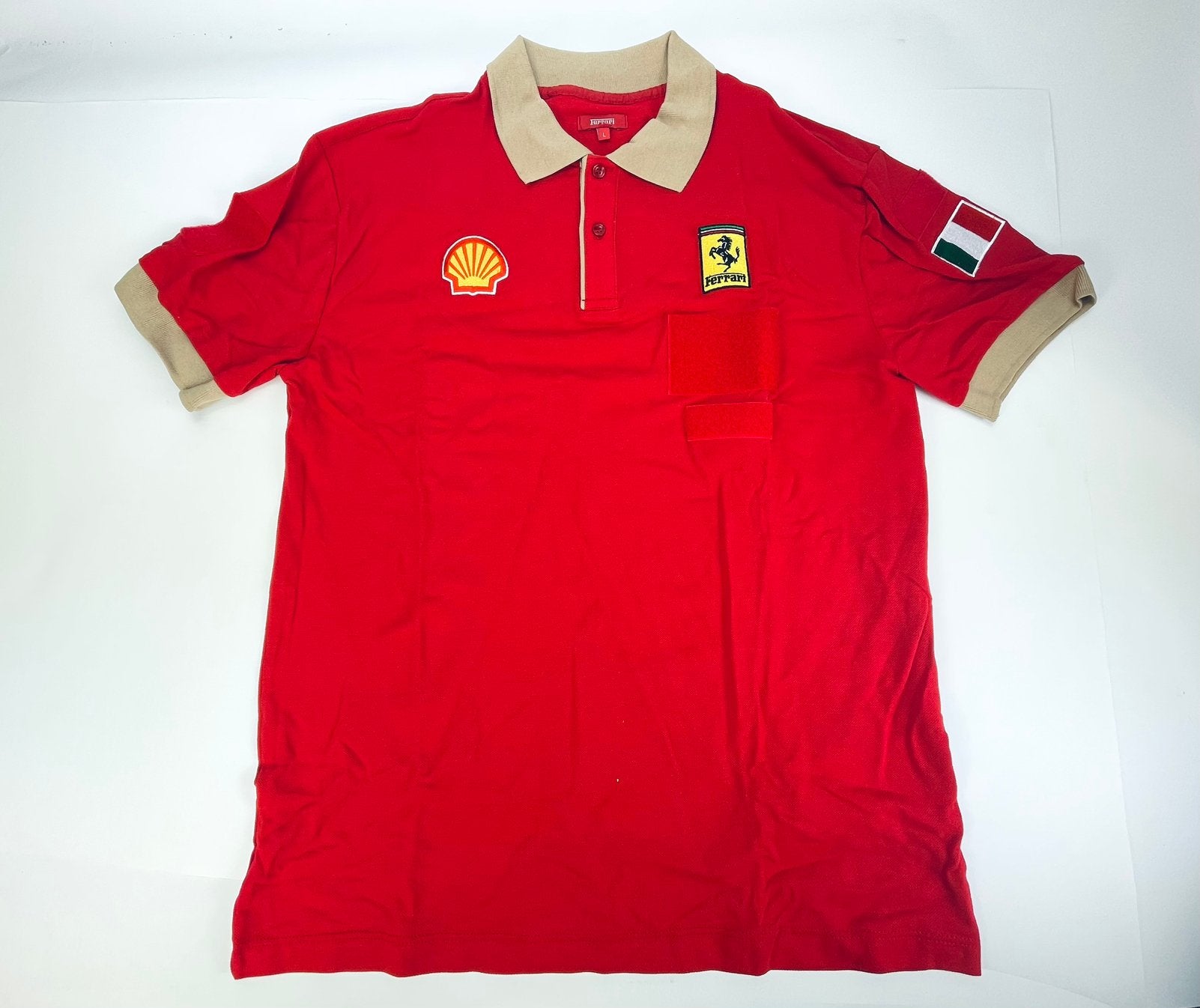 Ferrari shirt maat L - gebruikt in Ferrari fabriek, Ophalen of Verzenden, Zo goed als nieuw