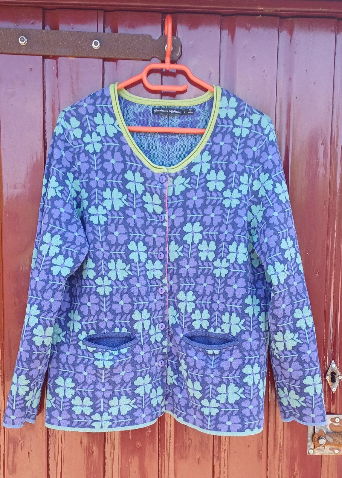 Vest Gundrun Sjoden Katoen maat L met 2 zakken voor., Kleding | Dames, Truien en Vesten, Blauw, Maat 42/44 (L), Ophalen of Verzenden