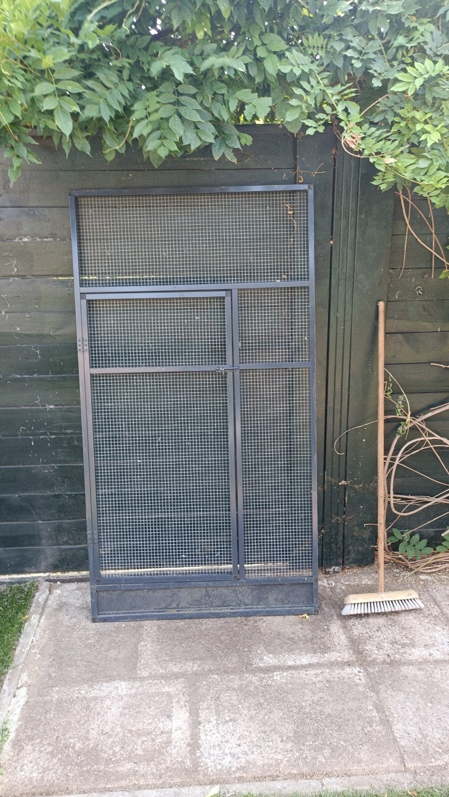 Paneel voor volière, Ophalen of Verzenden, Zo goed als nieuw, Aluminium, Volière