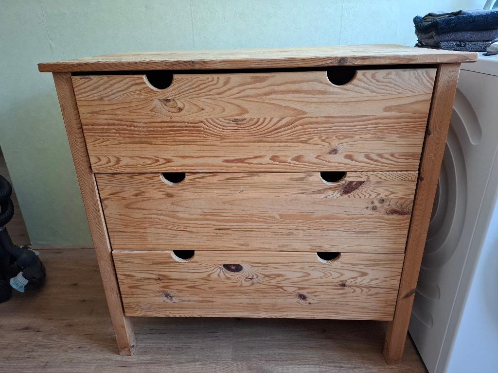 Ladenkast / commode - 3 lades, Ophalen, Gebruikt, 50 tot 100 cm, 3 of 4 laden