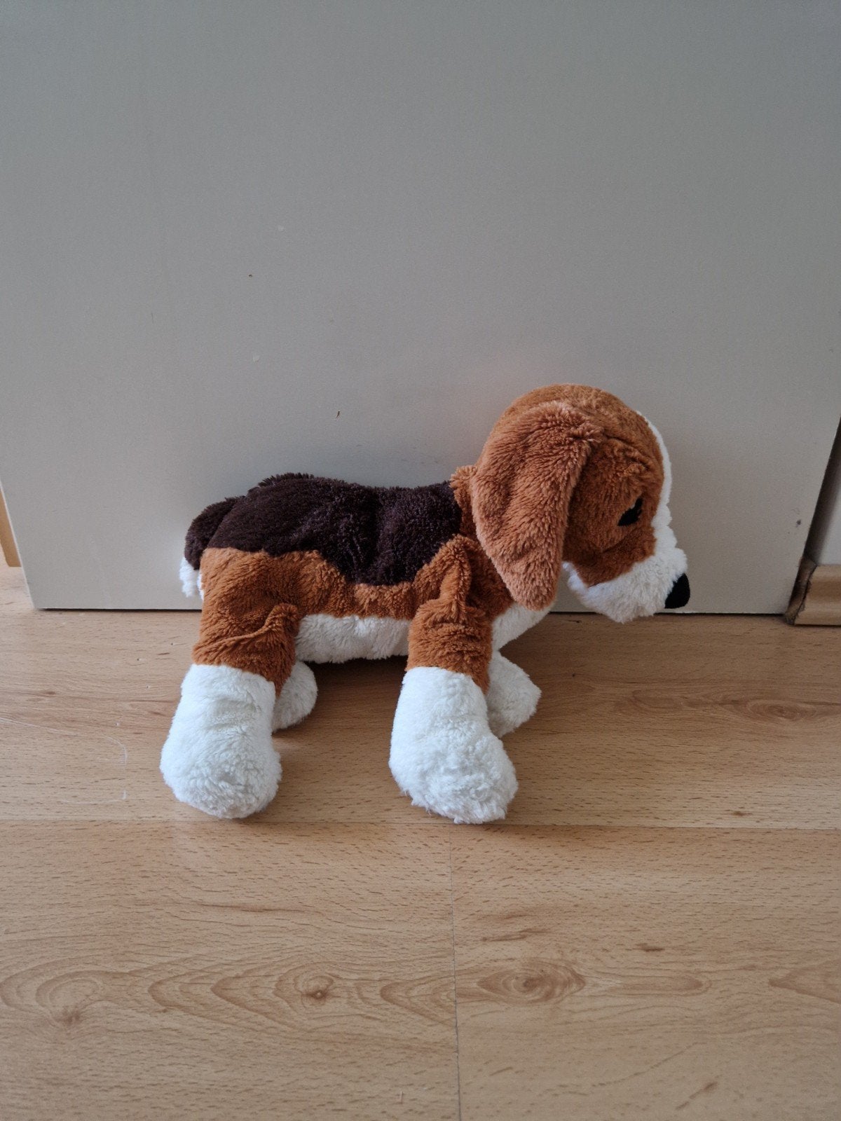 ikea knuffel plush beagel pluche valp hond hondje, Ophalen of Verzenden, Zo goed als nieuw, Hond