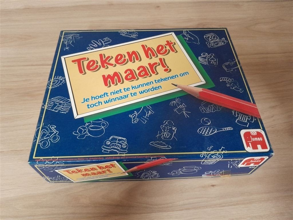 Teken het maar - s1318, Hobby en Vrije tijd, Gezelschapsspellen | Bordspellen, Verzenden, Zo goed als nieuw