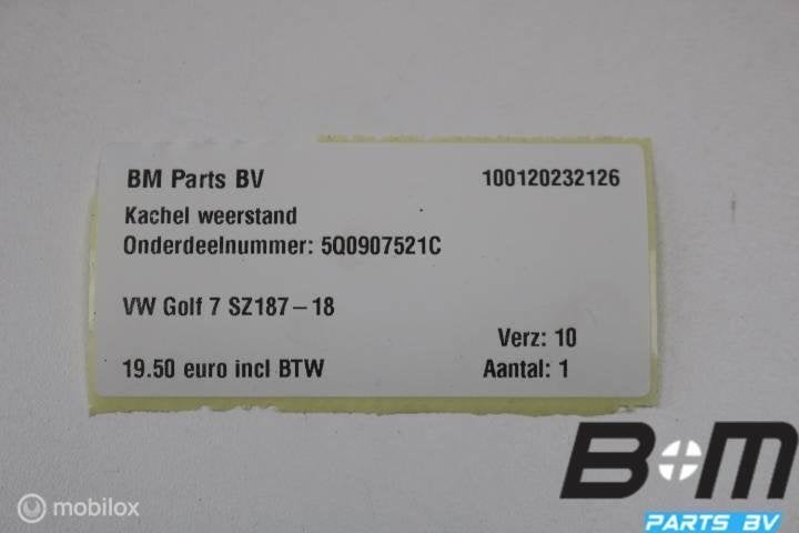 Regelapparaat aanjager VW Golf 7 5Q0907521C, Gebruikt