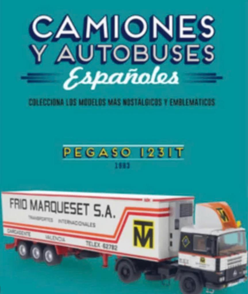 PEGASO 1231T 1983 Marqueset schaal 1/43 camion autobus # 81, Verzenden, Nieuw, Bus of Vrachtwagen, Overige merken