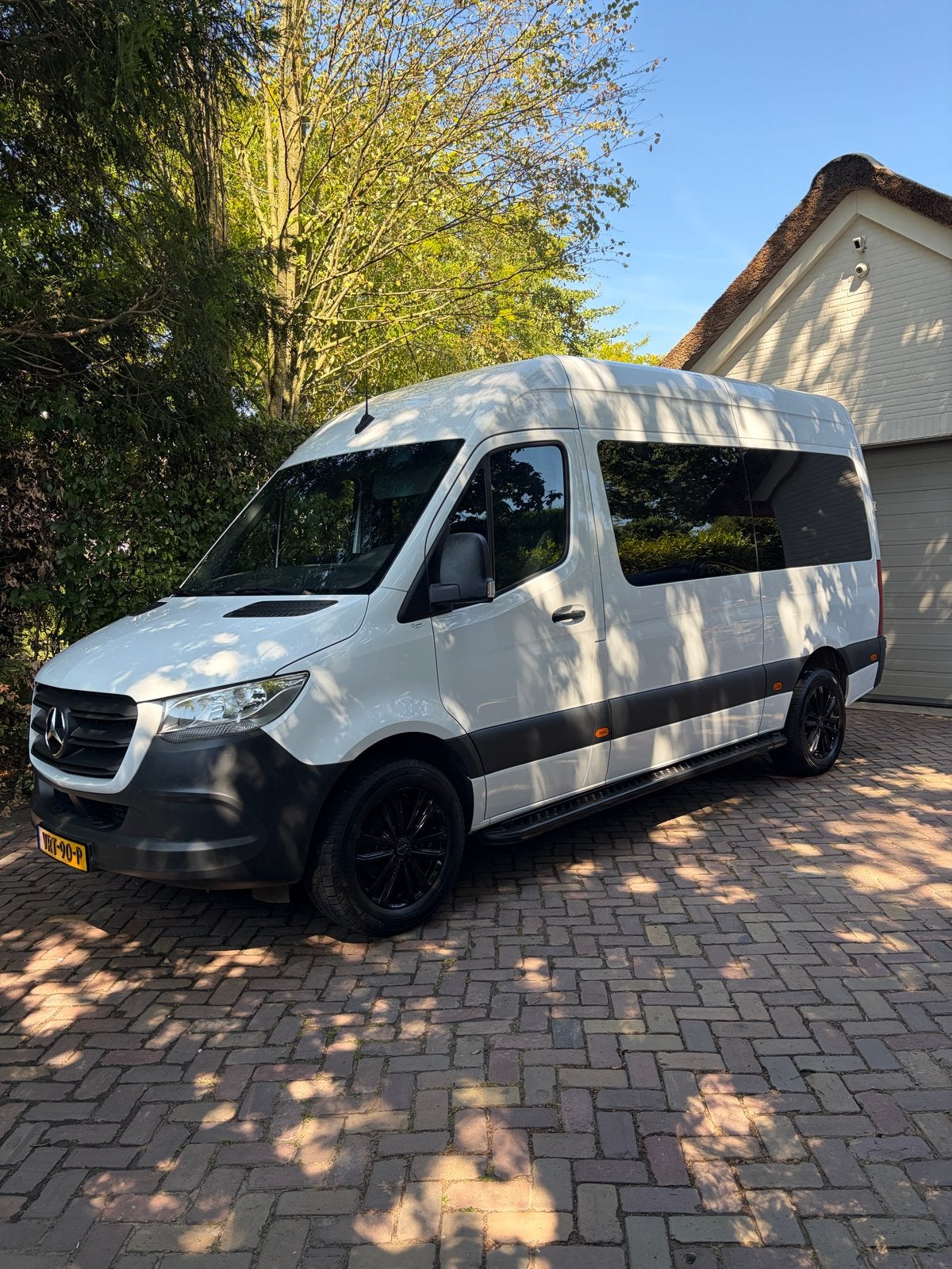 Mercedes-Benz Sprinter GB 315 CDI 150pk L2 RWD 9G-TRONIC, 4 cilinders, 2255 kg, Wit, Diesel
