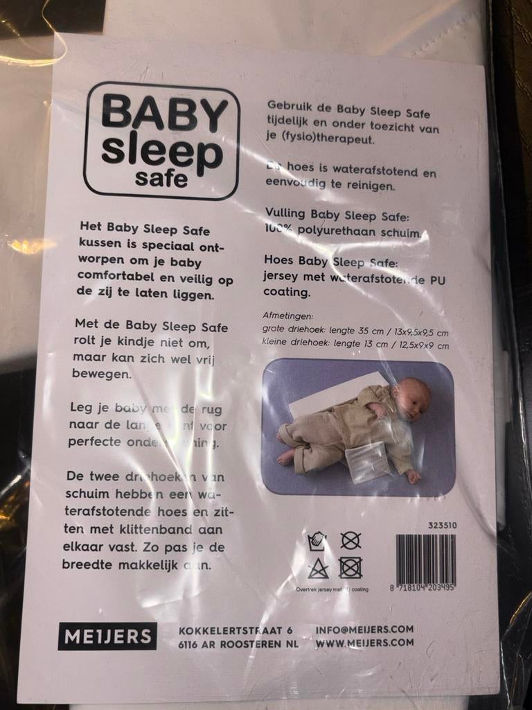 Baby Sleep Safe Kussen - Veilig en Comfortabel Slapen, Ophalen, Nieuw