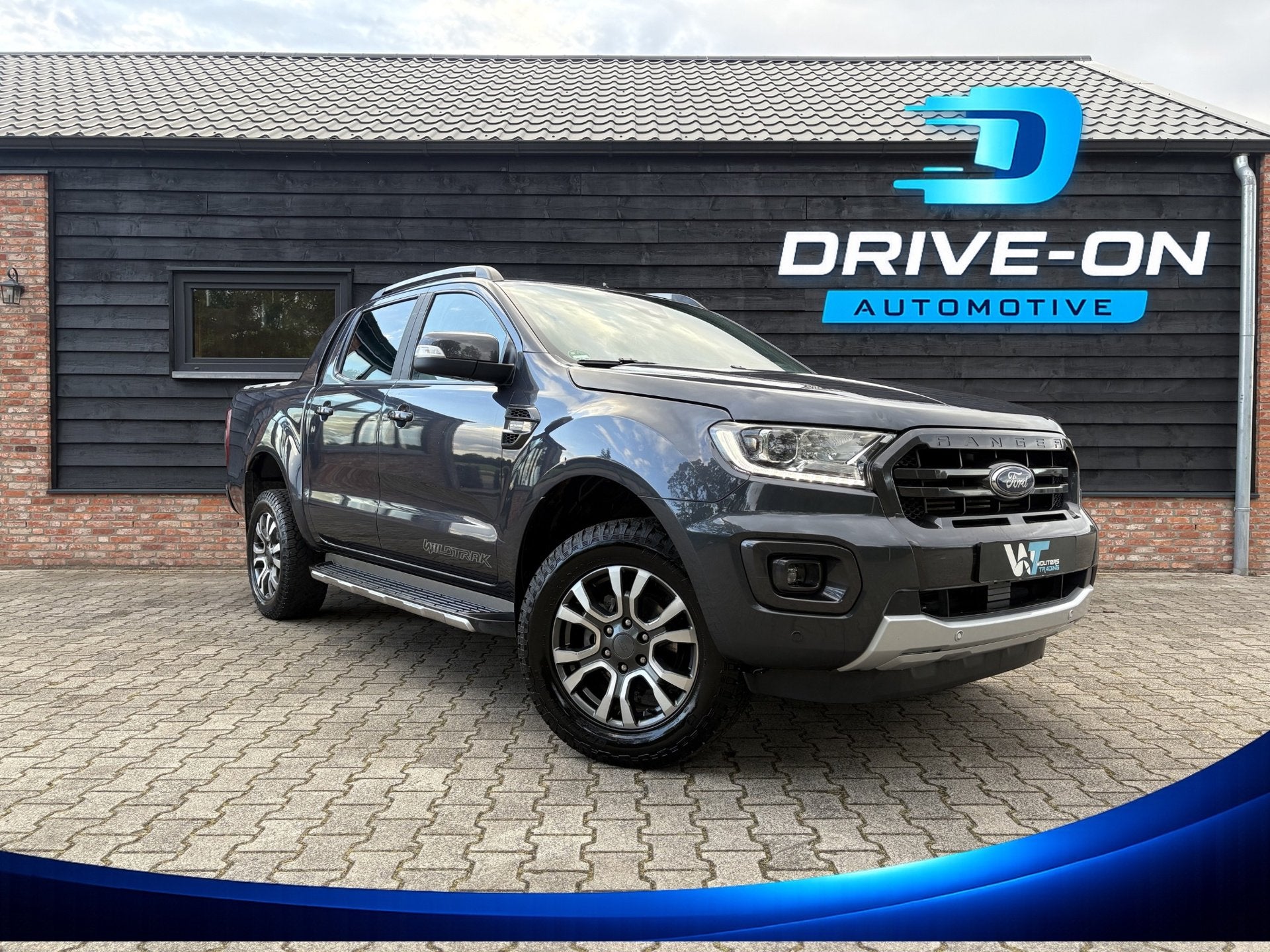 Ford Ranger 2.0 EcoBlue Wildtrak - 5 Persoons - Leder - vol, Auto's, Ford, Automaat, Gebruikt, Zwart, Bedrijf