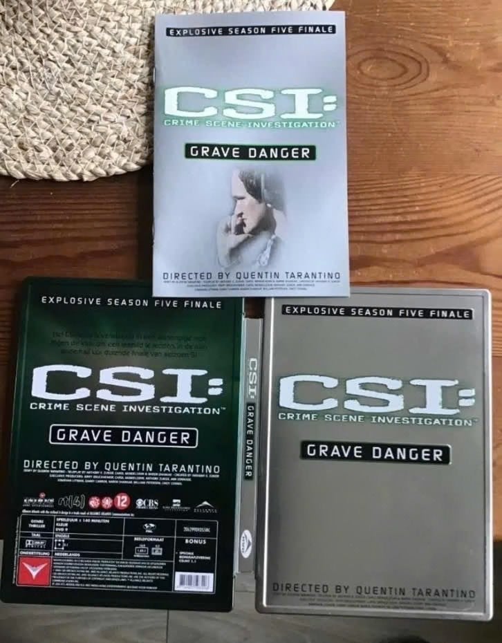 CSI: grave danger by Quentin Tarantino, Vanaf 12 jaar, Ophalen of Verzenden, Gebruikt, Actiethriller