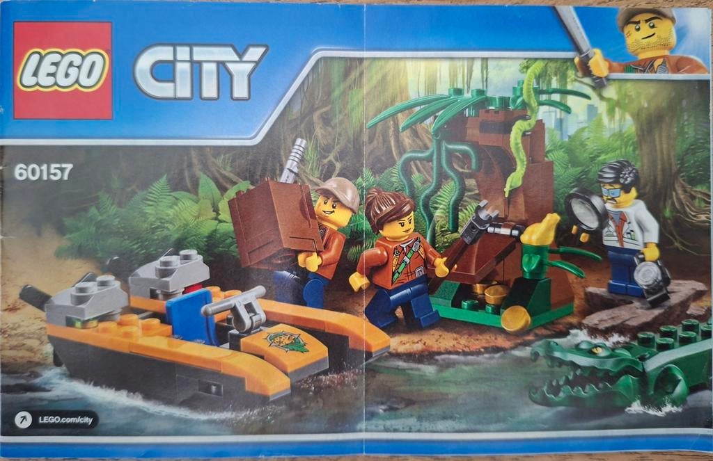 Lego City 60157 Jungle Starter Set, Compleet, Lego, Ophalen of Verzenden, Complete set