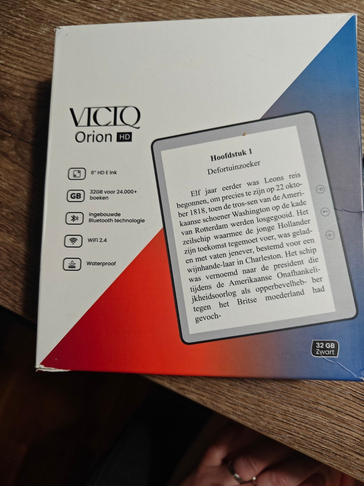 VICIQ Orion HD E-reader 6 inch 32GB Zwart Nieuw, Computers en Software, 6 inch of minder, Viciq, Nieuw, Ophalen of Verzenden