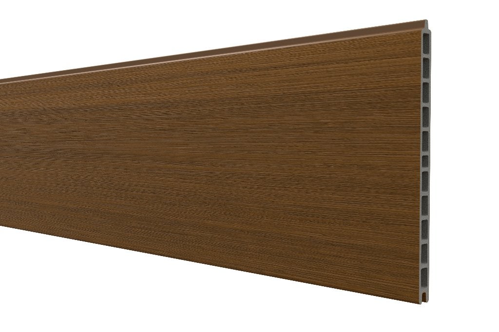 Boston Teak composiet 21x310mm / afscheiding, Ophalen, Nieuw, Overige materialen, 20 tot 50 mm