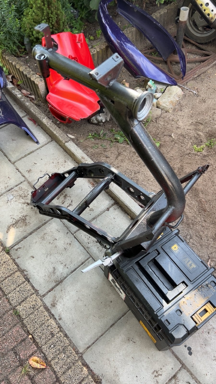 Zip type 3 frame+kappenset, Ophalen of Verzenden, Zo goed als nieuw, Blok, Piaggio