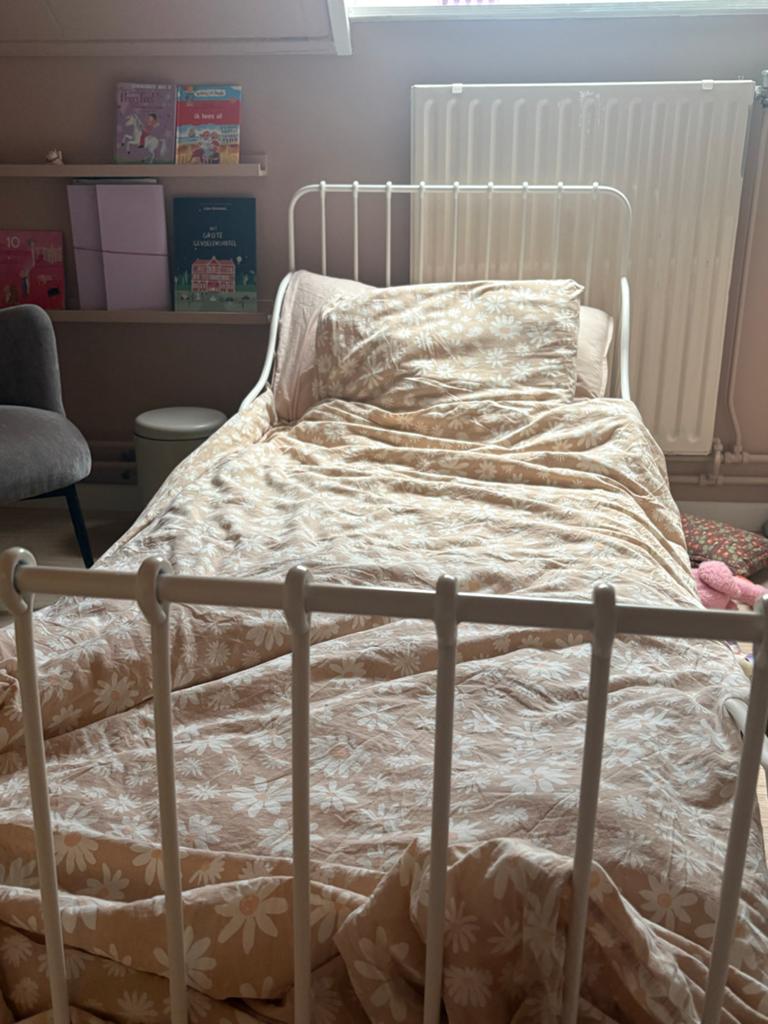 Ikea Minnen meegroeibed 80x200 met matras, Kinderen en Baby's, Kinderkamer | Bedden, Ophalen, Gebruikt, 70 tot 85 cm, Matras