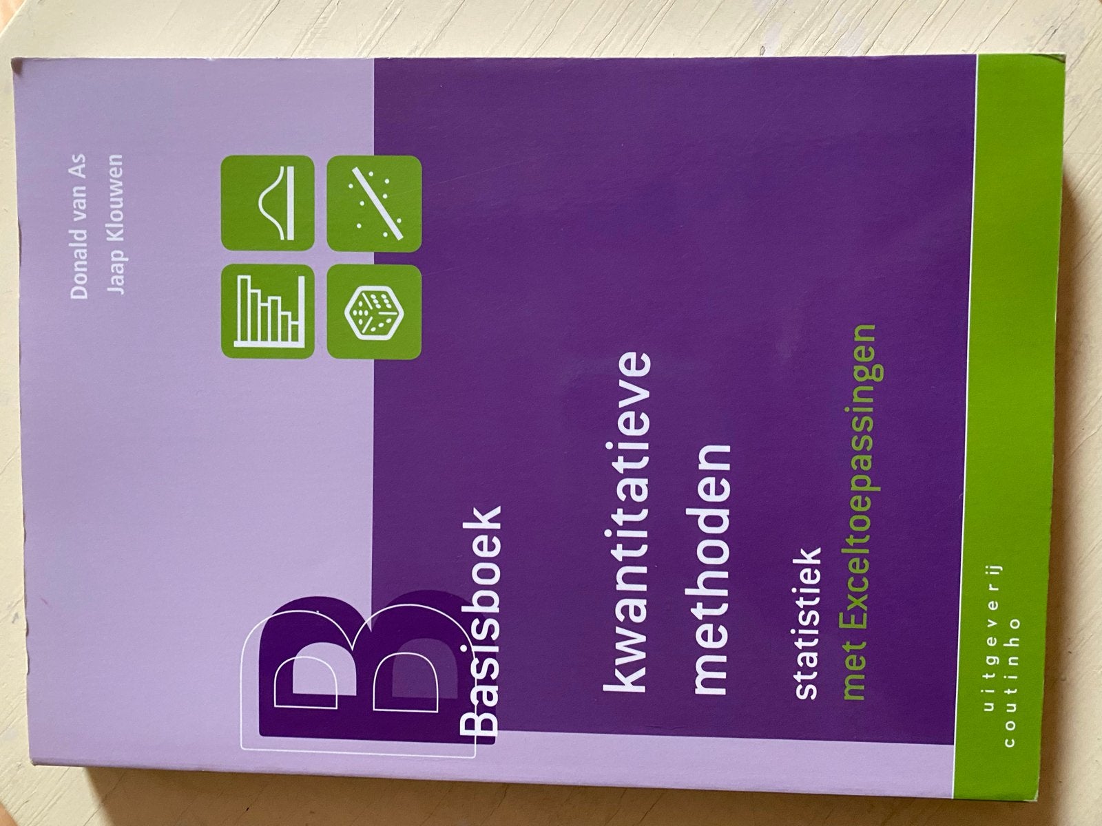 Basisboek Kwantitatieve Methoden Statistiek met Excel, Ophalen of Verzenden, Gamma, Zo goed als nieuw, HBO