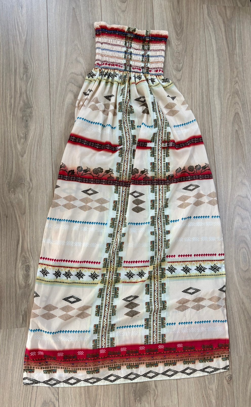 Strapless maxi jurk - maat XL - Denny Rose, Maat 42/44 (L), Ophalen of Verzenden, Zo goed als nieuw, Roze