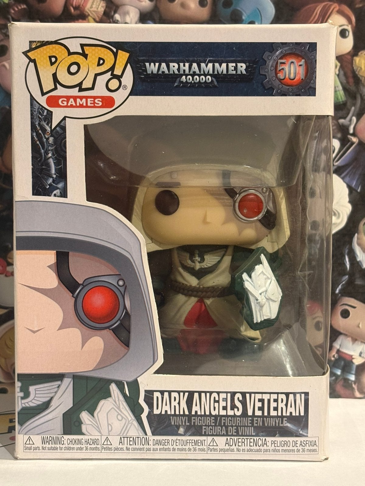 Funko pop Dark Angels Veteran 501 warhammer 40k games, Ophalen of Verzenden, Zo goed als nieuw