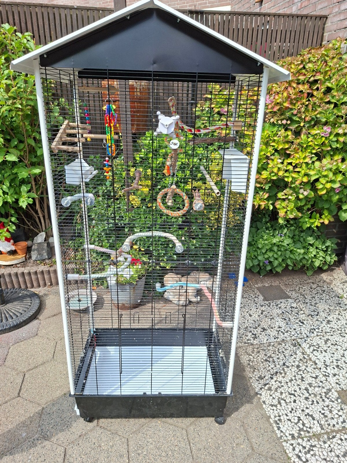 Voliere voor binnen en/of buiten, Dieren en Toebehoren, Ophalen, Metaal, Vogelkooi