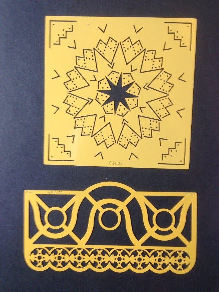 Snijmal / Embossingmal ( 2 malletjes ), Verzenden, Gebruikt, Overige thema's, Pons of Mal