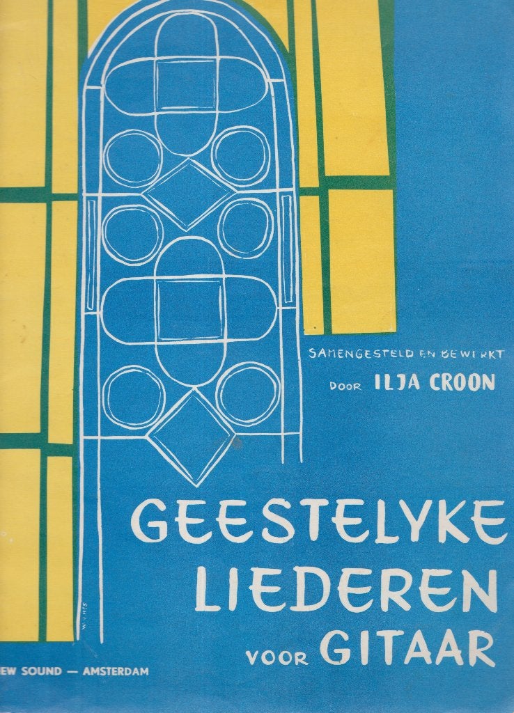 ILJA CROON - GEESTELIJKE LIEDEREN voor GITAAR, Muziek en Instrumenten, Bladmuziek, Gebruikt, Zang, Ophalen of Verzenden, Artiest of Componist