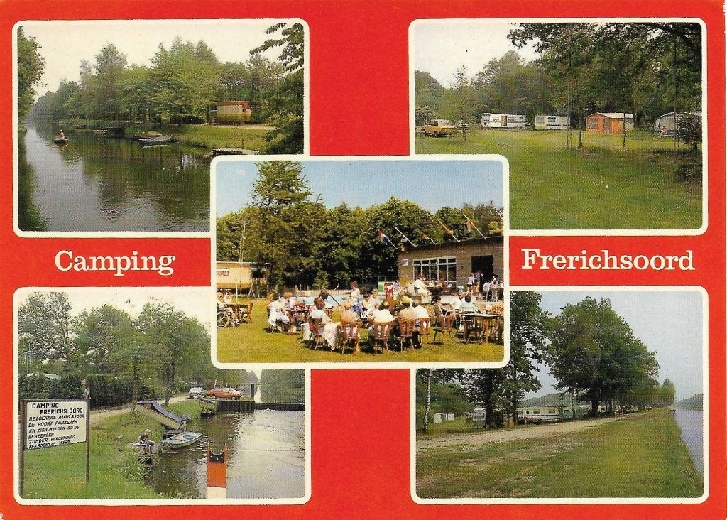 Ansichtkaart  	Meijel	Frerichsoord	Camping	5-luik, Verzenden, 1960 tot 1980, Gelopen, Limburg