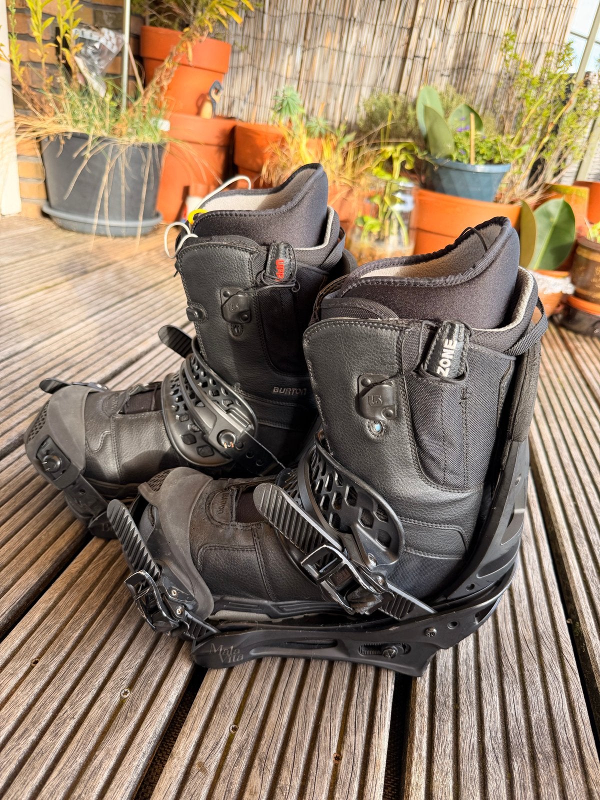 Burton Snowboardbindingen en schoenen - Maat 42.5, Ophalen of Verzenden, Gedragen, Maat 42/44 (L), Overige typen