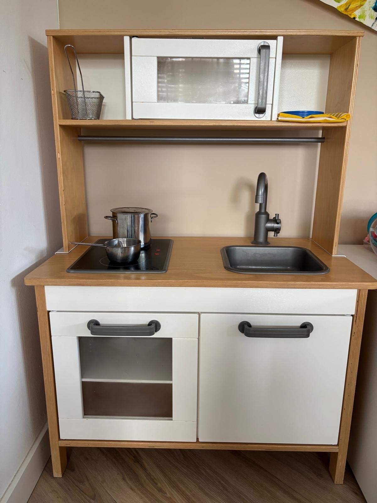 IKEA Duktig Speelkeuken met accessoires, Ophalen, Gebruikt, Hout, Speelkeuken