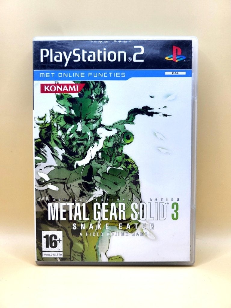 Metal Gear Solid 3 Snake Eater - PlayStation 2 - PS2, Spelcomputers en Games, Avontuur en Actie, Vanaf 18 jaar, 1 speler, Sony support