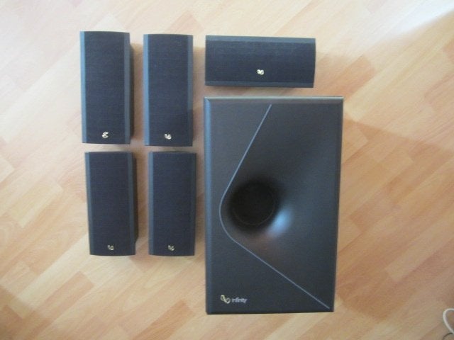 Infinity 5.1 Surround Speaker luidspreker set, Ophalen of Verzenden, Zo goed als nieuw, Speakerset, Overige merken