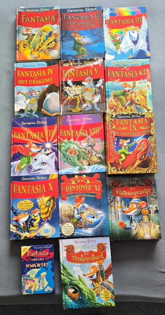 Fantasia Geronimo Stilton deel 1 tm deel 13, Ophalen, Zo goed als nieuw, Geronimo Stilton, Fictie