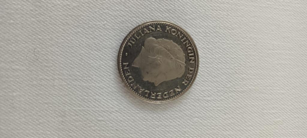 2½ Gulden Juliana 1980 Munt, Koningin Juliana, Zilver, Ophalen of Verzenden, Losse munt