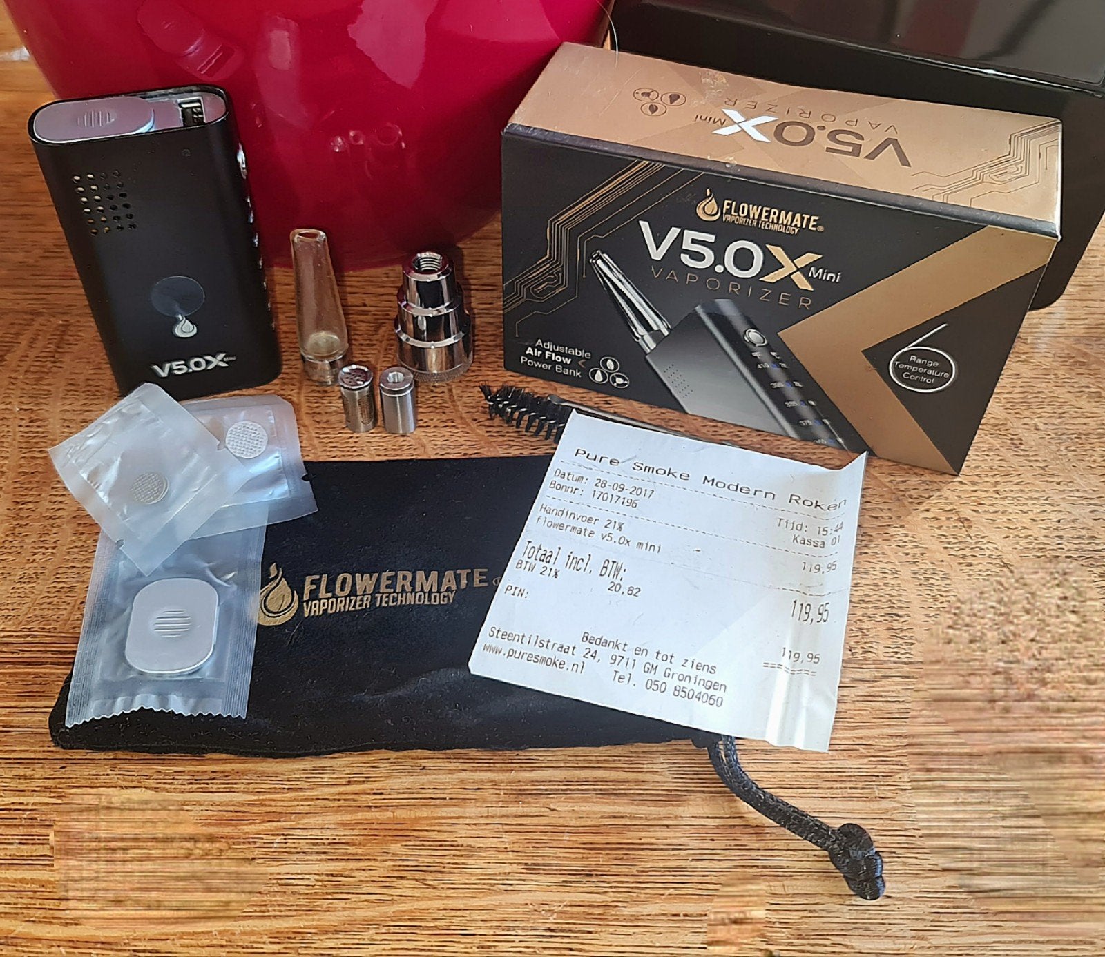 Vaporizer V5.0X mini, Ophalen of Verzenden, Gebruikt, Overige typen