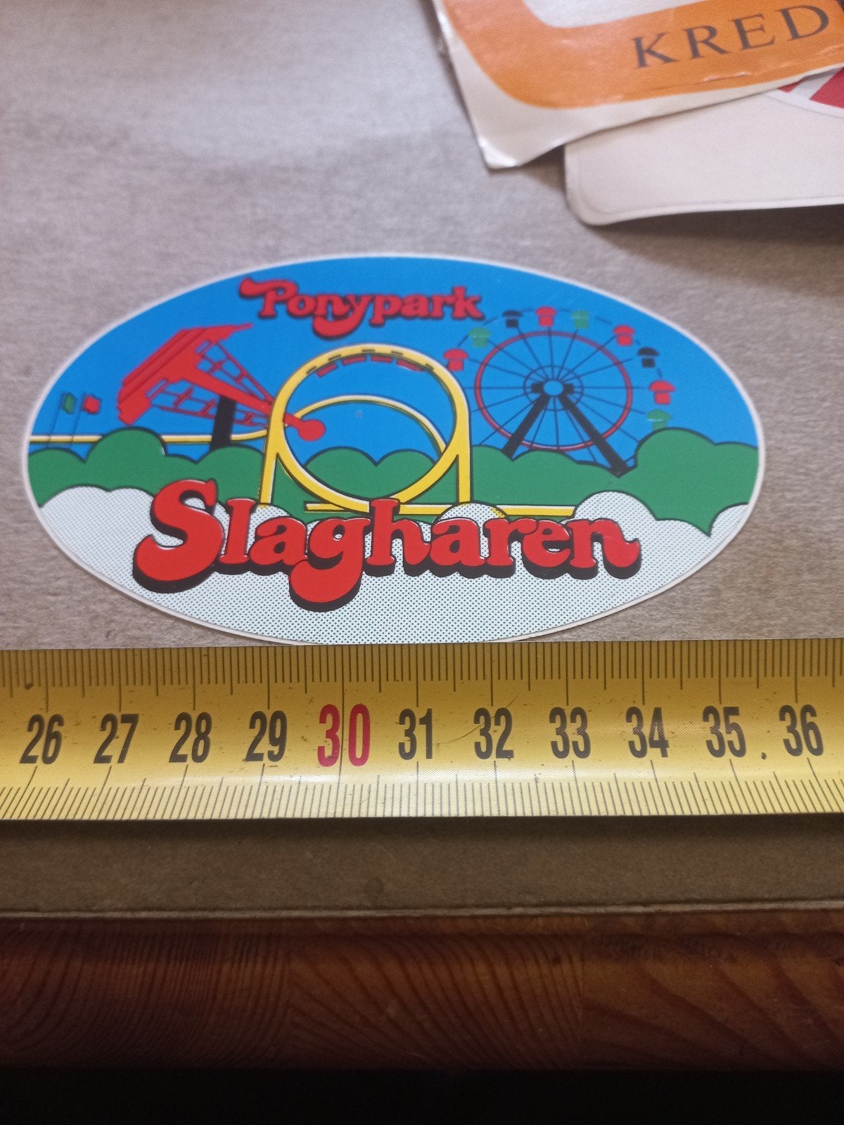 Vintage Ponypark Slagharen sticker, Ophalen of Verzenden