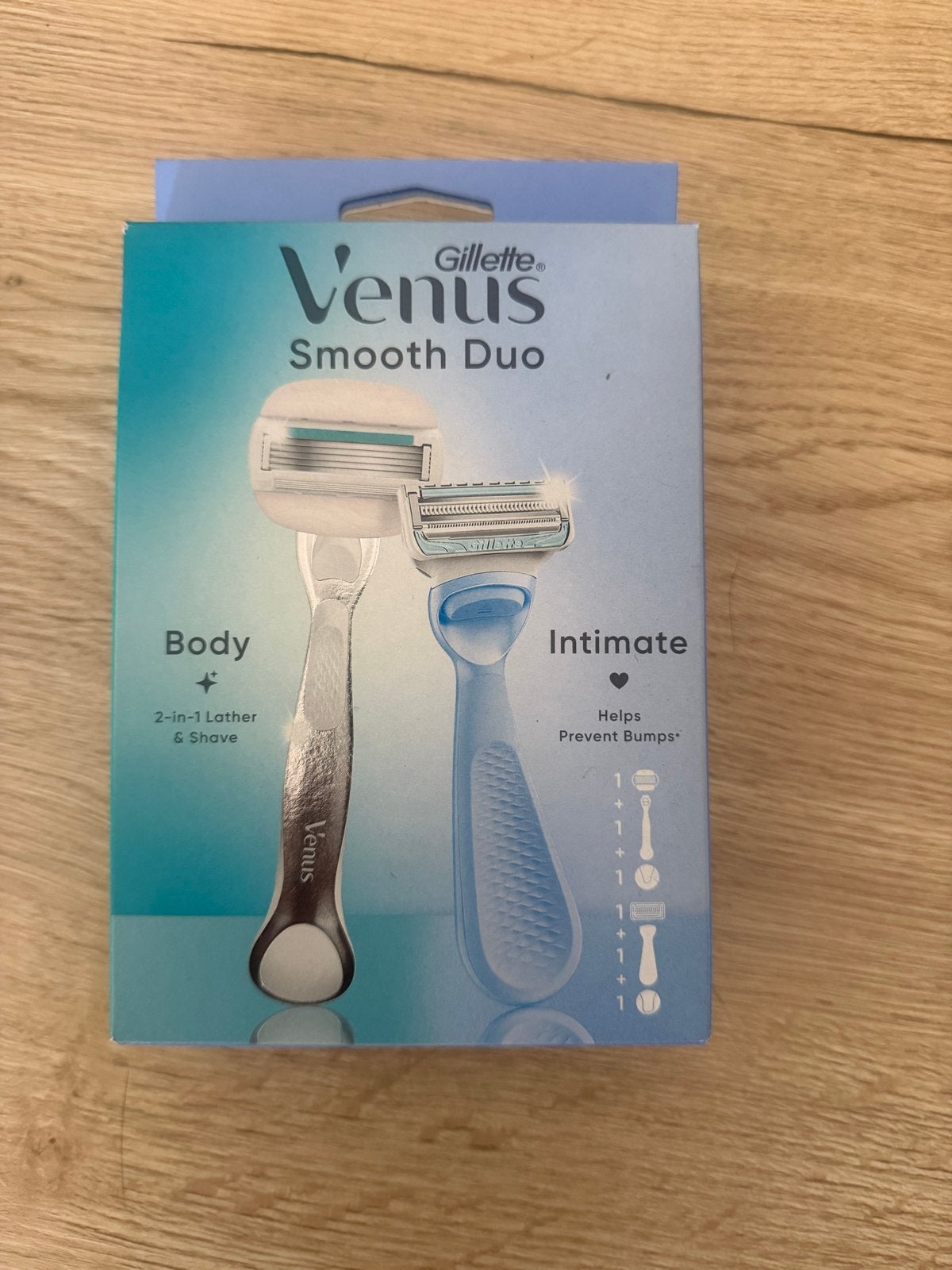 Gillette Venus Smooth Duo Scheermesjes Set - Body & Intimate, Ophalen of Verzenden, Nieuw, Overige typen