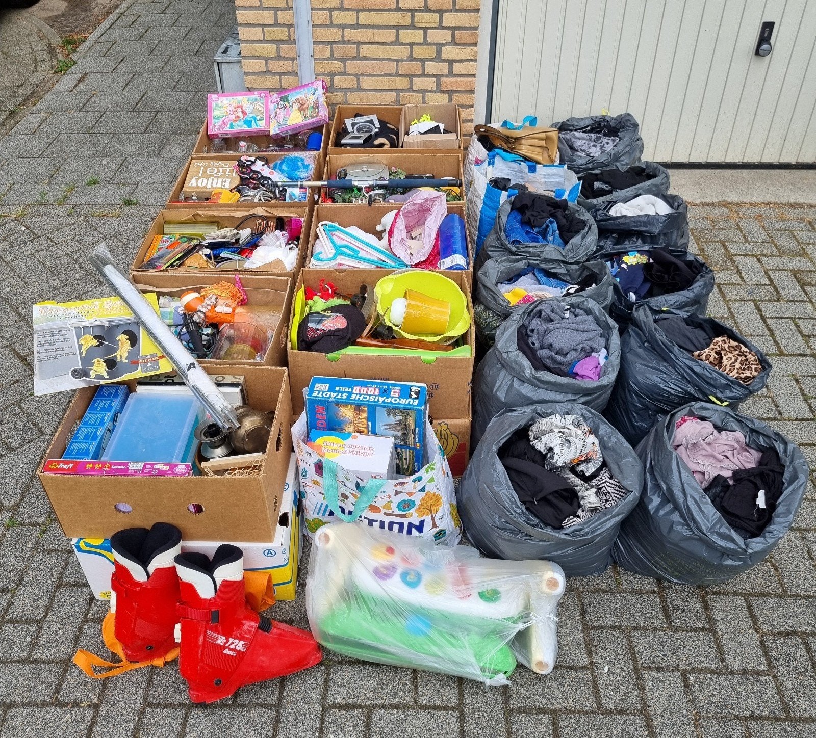 Partij rommelmarkt spullen., Diversen, Ophalen, Gebruikt