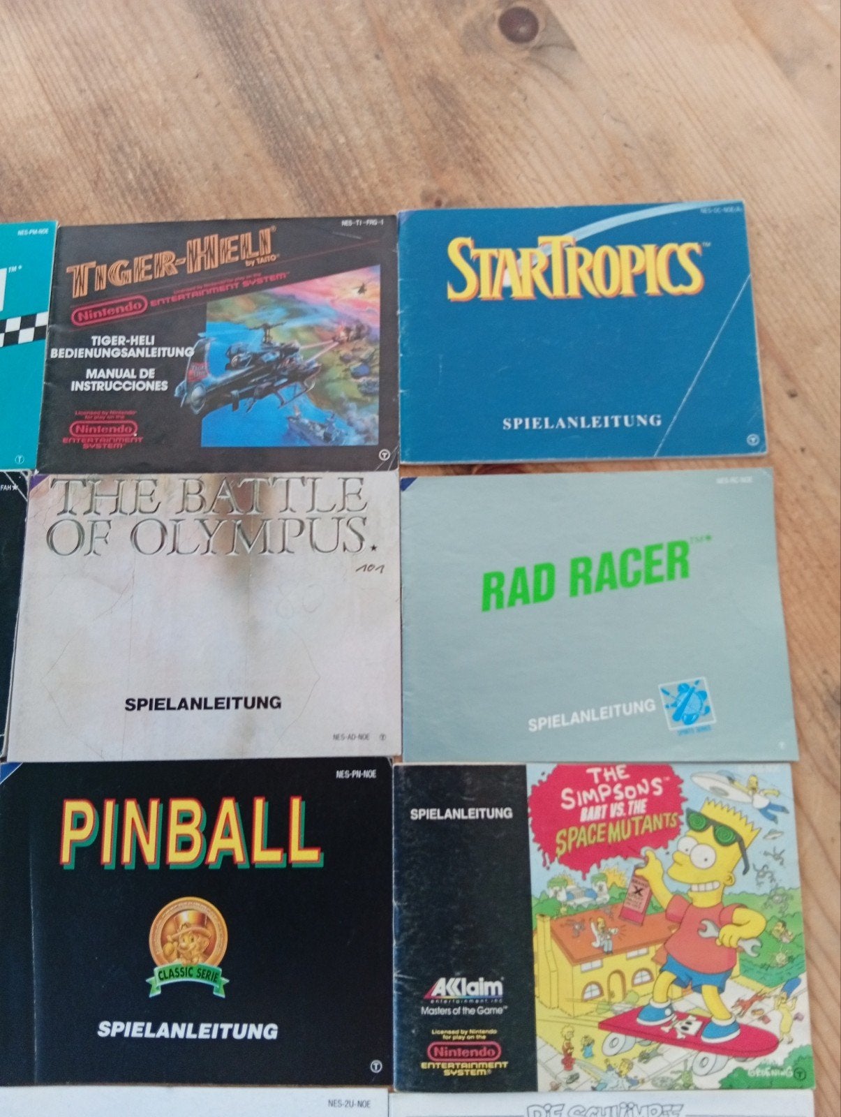 Verzameling Nintendo Nes Handleidingen/Boekjes/Manuals, Spelcomputers en Games, 1 speler, Ophalen of Verzenden, Vanaf 3 jaar