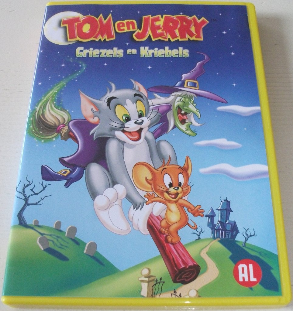Dvd *** TOM & JERRY *** Griezels en Kriebels, Engels, Alle leeftijden, Ophalen of Verzenden, Zo goed als nieuw